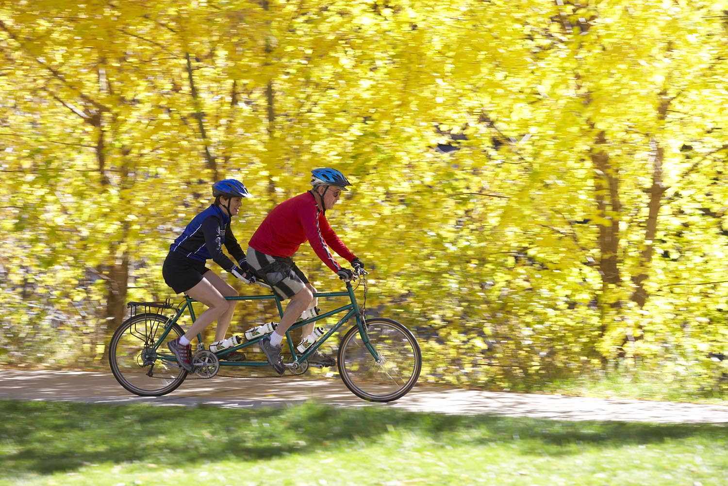 Biking in the fall