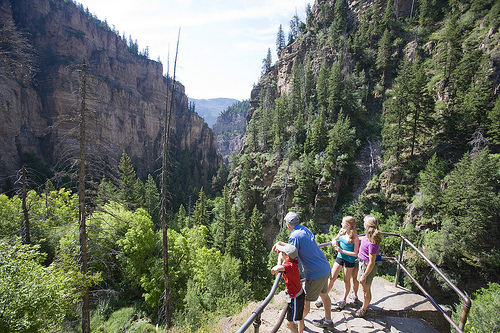 Overlook above Hanging Lake